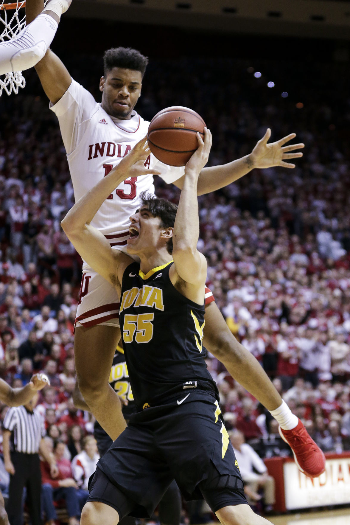 Iowa Indiana Basketball